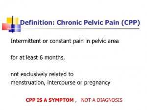 chronic pelvic pain definition